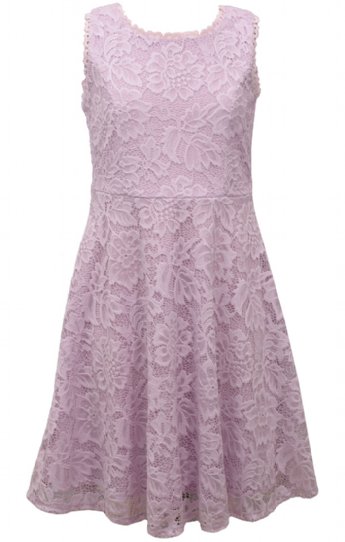 Tween Lilac Lace Skater Dress<br>Now In Stock<br>7 to 16 Years