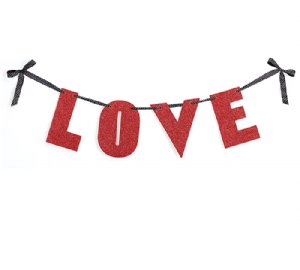 Love Sparkle Banner<br>Great Photo Prop!<BR>Now in Stock