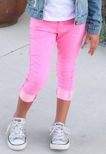 Tween Super Soft Rosy Capri Pant 7 to 14 Years In Stock - Tween Girls 7-16