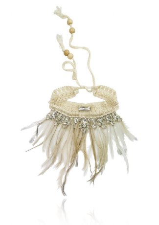 Boho Ballet Feather Necklace<BR>Now in Stock