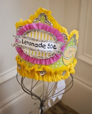 Lemonade Crown<br>Great Photo Prop!