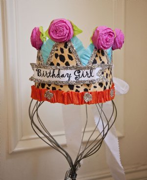 Cheetah Girl Birthday Crown