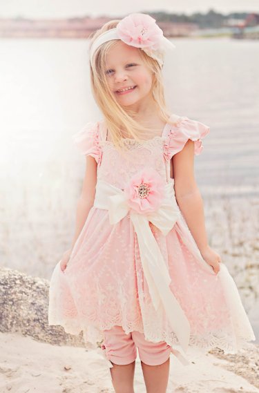 Pink Juliette Tunic Set<br>Newborn to 6 Years<br>Exclusively at Cassie's Closet<BR>Now in Stock
