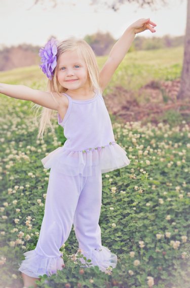 Girls Easter Lilac 2 Piece Pajama Set<BR>12 Months to 4T<BR>Now in Stock