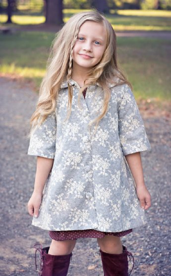 Vignette Heather Embroided Coat<br>6 to 14 Years<br>Now In Stock