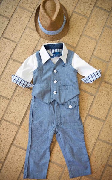 Andy & Evan Blue Jean Vest<BR>6 Years ONLY
