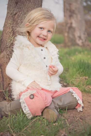 Lacy Lilly Fur Vest<br>2 to 10 Years<BR>Now in Stock