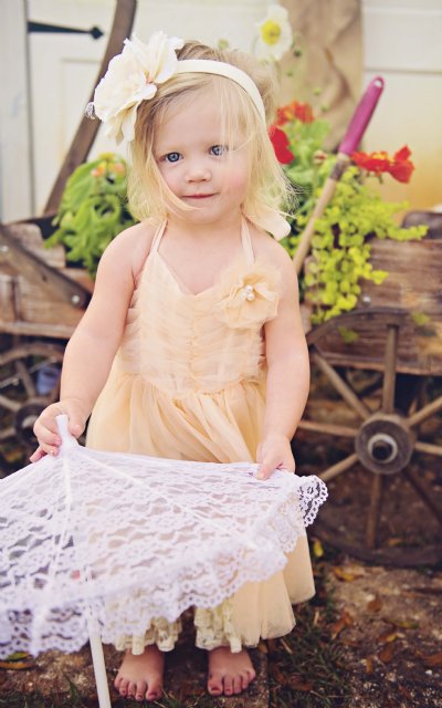 Peachy Sweet Spring Dress<br>12 Months to 5 Years<BR>Now in Stock