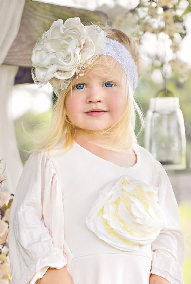 Couture Romantic Ivory Headband<br>Pairs Well with Dollcake