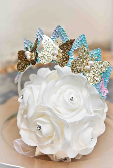 Cinderella Butterfly Crown