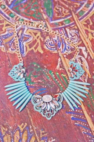 Boho Queen Turquoise Necklace