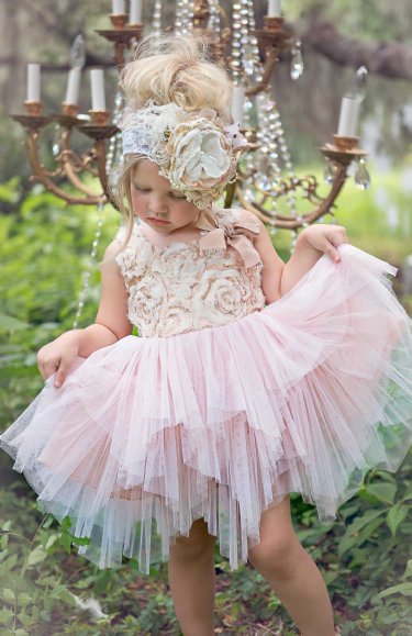 Winter Ballet Petal Tulle Gown<BR>Now in Stock
