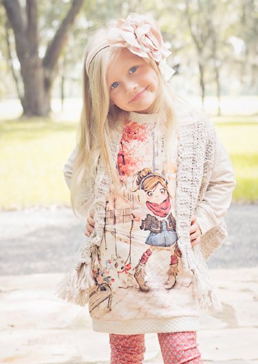 Mayoral Fringe Knit Vest In Sand<br>4 to 8 Years<BR>Now in Stock