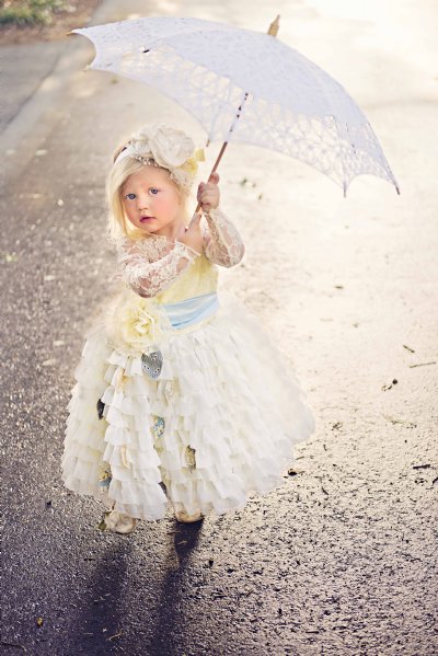 Primrose Princess Gown In Hush Yellow<br>4 to 7 Years<br>Absolutely Gorgeous!<br>4 & 8 Years ONLY