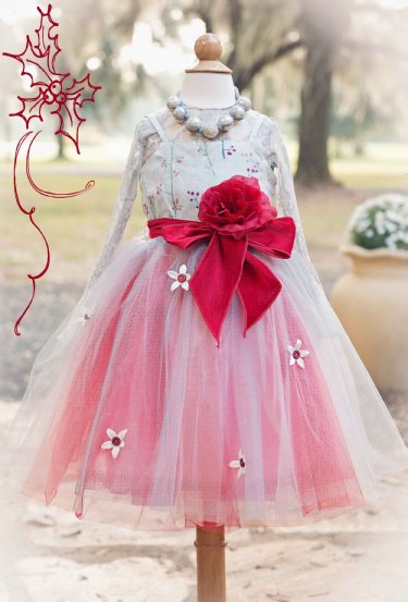 Hollie Berry Gown<br>Exclusively at Cassie's Closet!<br>2 to 4 Years ONLY