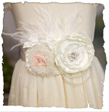 Frilly Frocks Sash Style 3<BR>Now in Stock