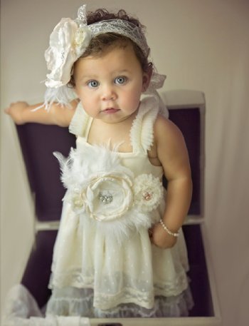 Princess Bride Lace Baby Dress<BR>Now in Stock