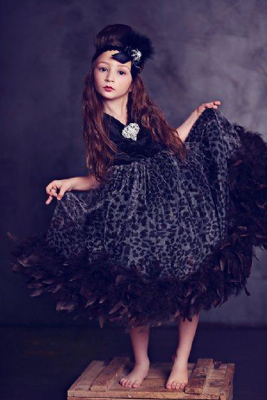 Couture My Lady Leopard Little Black Dress