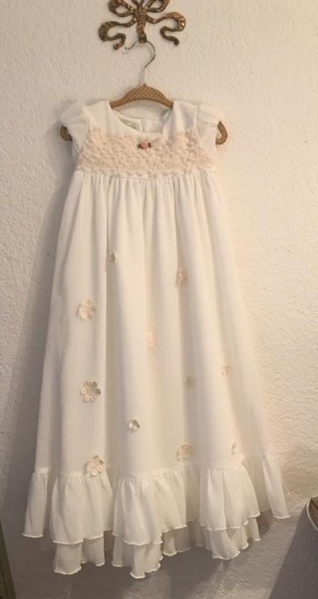 Elegant Baby Vintage Gown & Bonnet Set<BR>Now in Stock