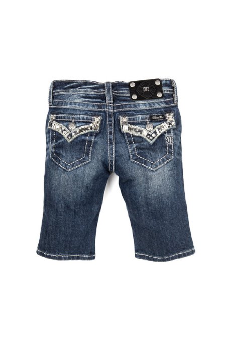 Miss Me Girls Bling Bermuda Shorts<BR>Now in Stock