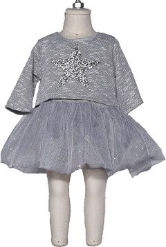 Girls Wish Upon A Star Dress<BR>12 Months to 4T
