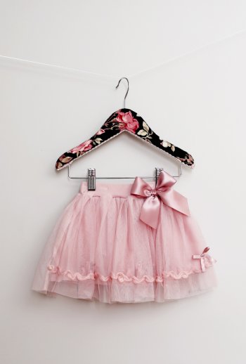 Mae Li Rose Swirly Overlay Skirt<BR>Now in Stock