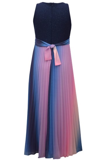 Tween Pleated Ombre Maxi Dress<br> 8 & 14 Years ONLY