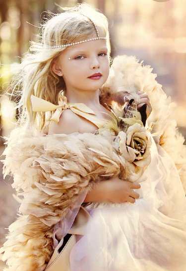 Couture Fairy Swan Feather Gown