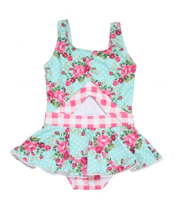 Rosewood One Piece Swimsuit<BR>4T ONLY