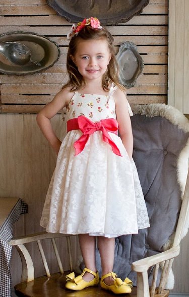 Annabel Lace Dress<br>2 to 12 Years<BR>Now in Stock