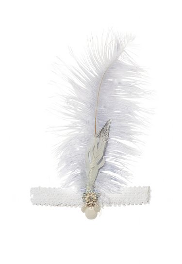 Winters Tale Feather Headband<BR>Now in Stock