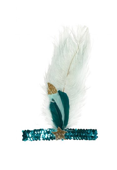 Tutu Du Monde Mermaid Tears Feather Headband<BR>Now in Stock