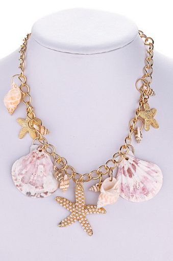 Mermaid Shells Necklace<BR>Now in Stock