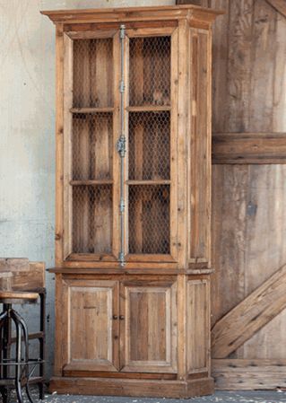French Farmhouse Rustic Cabinet