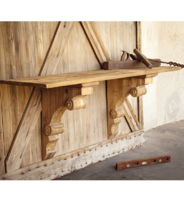 French Shelf Console Table