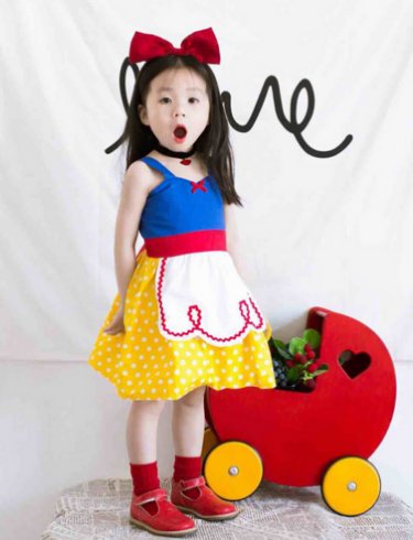 Snow White Retro Apron Dress Preorder