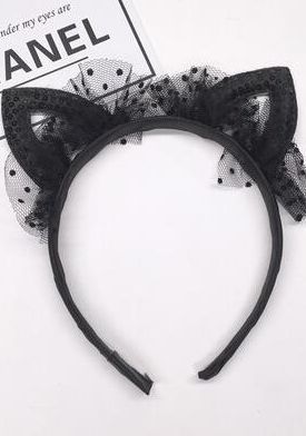 Fancy Cat Ears Headband<BR>Now in Stock