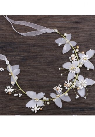 White Butterfly Crown<BR>Now in Stock