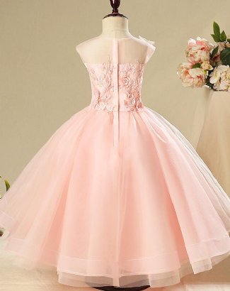 Girls Pink Butterfly Gown Preorder<br>12 Months to 14 Years