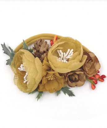 Fall Yellow Floral Headband<br>Now in Stock