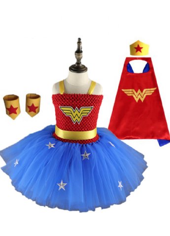 Wonder Woman Tutu Costume Set Preorder<br>1 to 14 Years