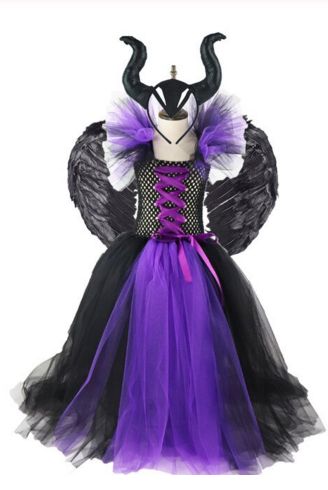 Maleficent Tutu Costume Set Preorder<br>2 to 12 Years