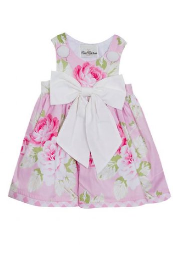 Girls Big Bow Easter Dress In Stock<br>5 & 6X Years ONLY