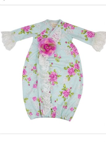 Baby Blooms Infant Gown in Stock<br>0-3 Months