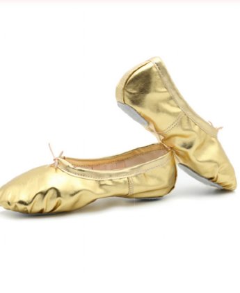 Girls Gold Ballet Shoes<br>