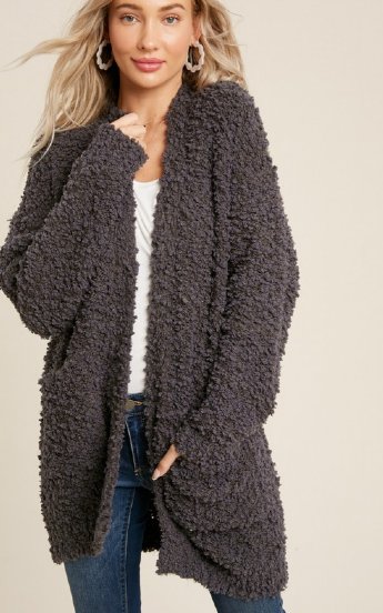 Women's Cozy Boucle Cardigan<br>Now in Stock