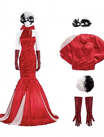 Women's Crulla Deville Delux Red Dress Costume