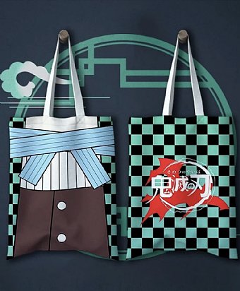 Demon Slayer Tote<br>Available in Many Characters