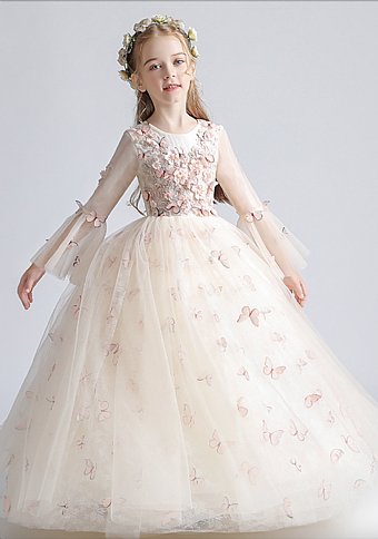 Girls All A Flutter Butterfly Gown Preorder<br>4 to 10 Years
