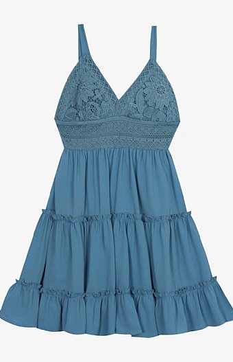Tween Mamma Mia Crochet Lace Dress Preorder<br>7 to 16 Years